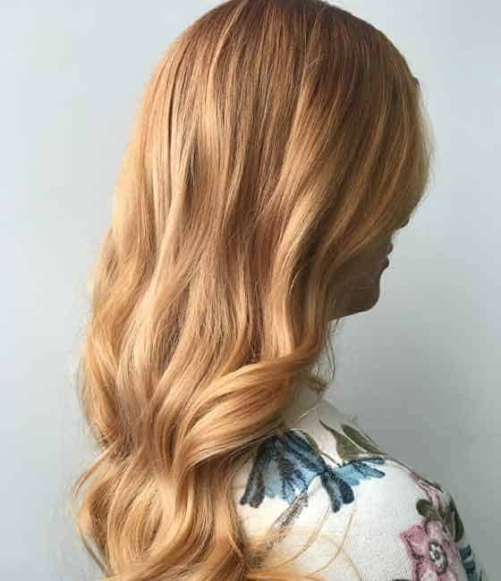 strawberry blonde hair color