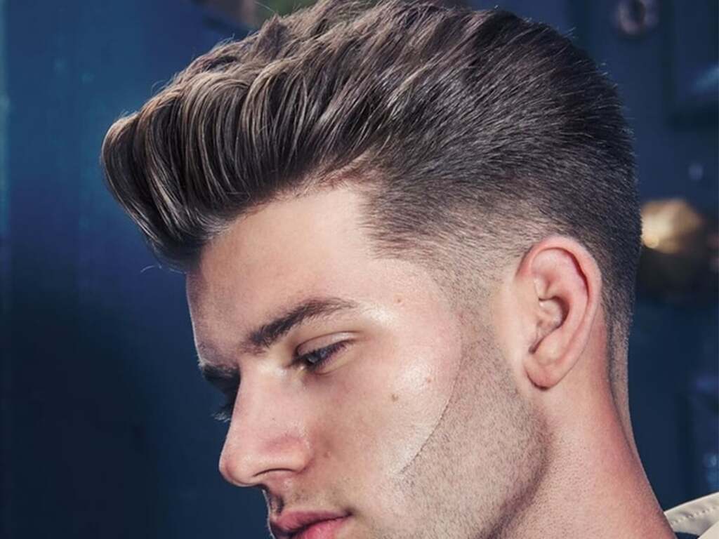 Short Pompadour Haircut