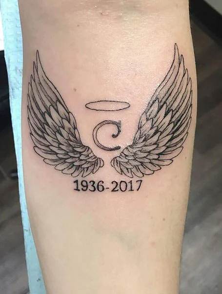 Angel Wings Tattoo On Arm