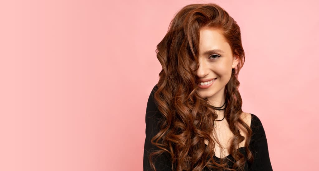 Brown hair color