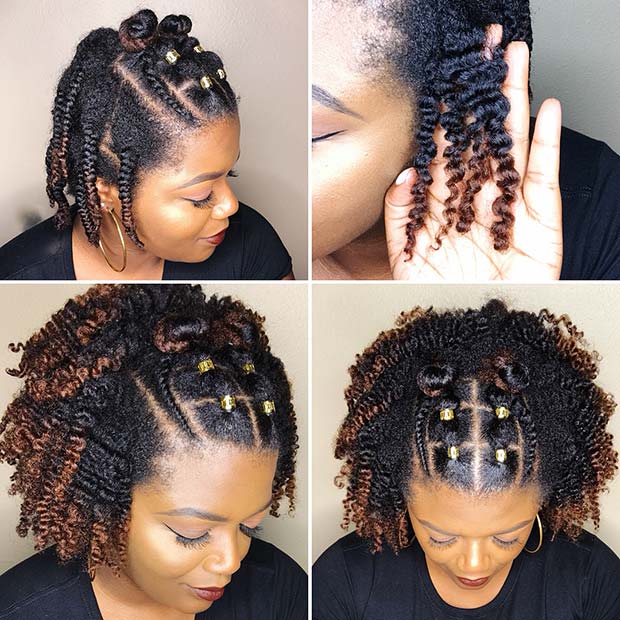 Natural Hairstyles for Short Hair