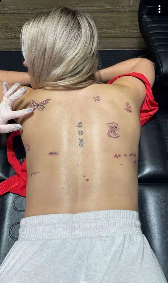 Back Patchwork Tattoos