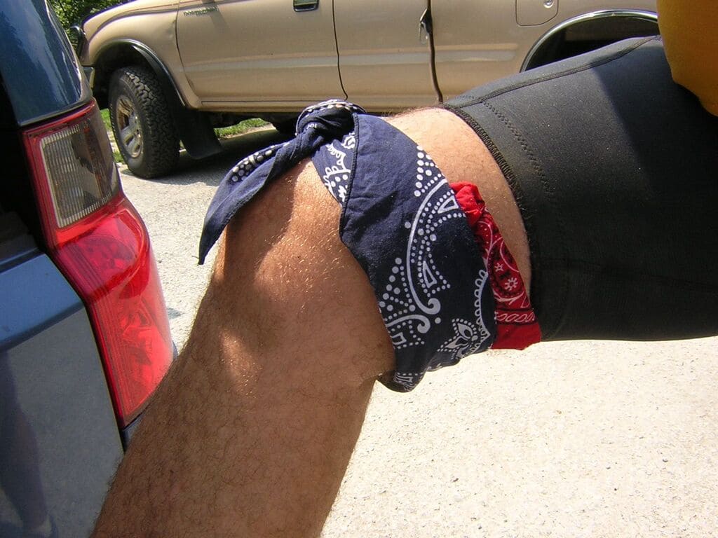 Bandana attached to your jeans 