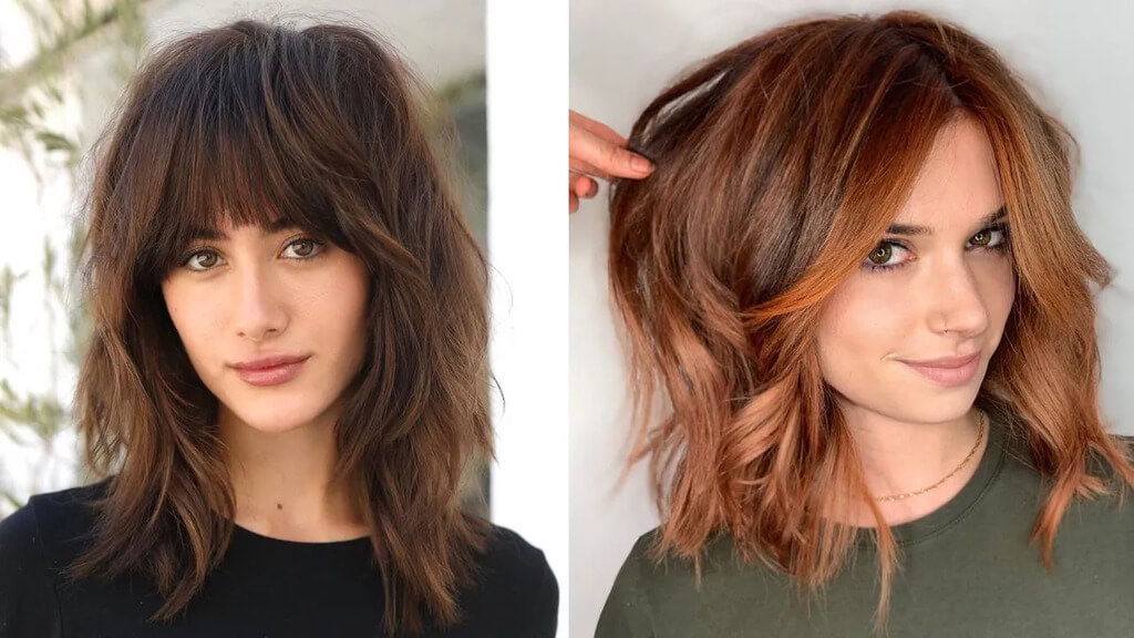 For hairs with bangs