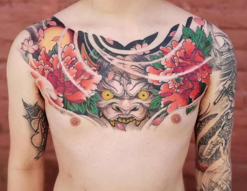 Japanese Chest Tattoos