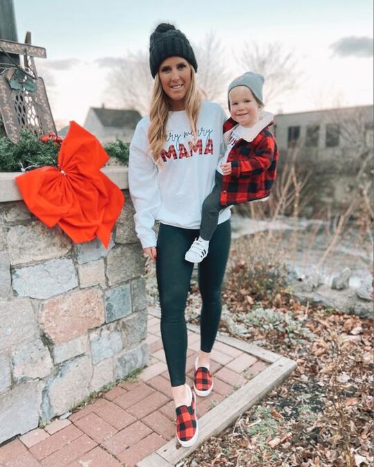 Mom and Son Holiday Outfits
