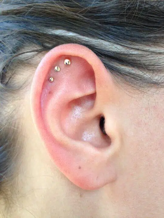 Triple Helix Piercing