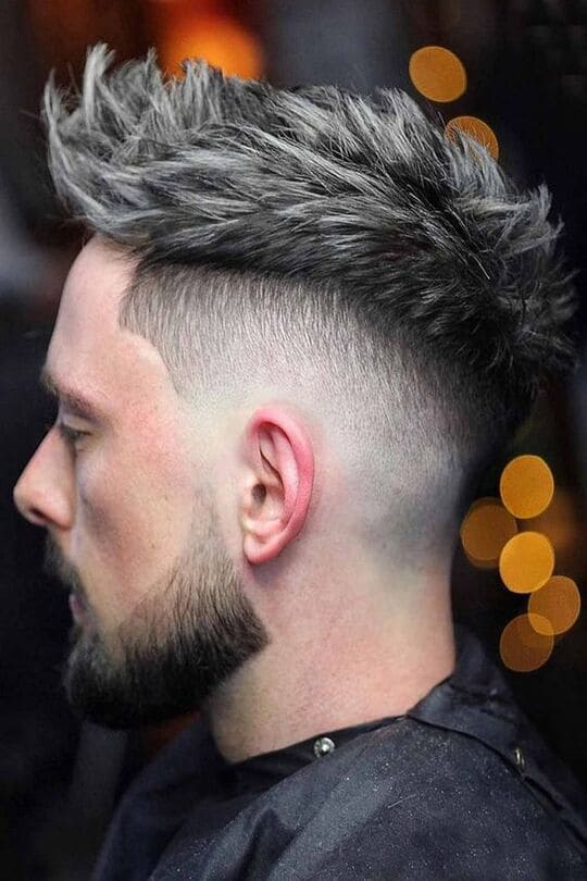 two-tone burst fade