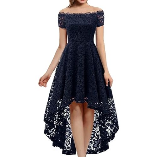 Dressystar Women's Lace Cocktail Dress Off Shoulder