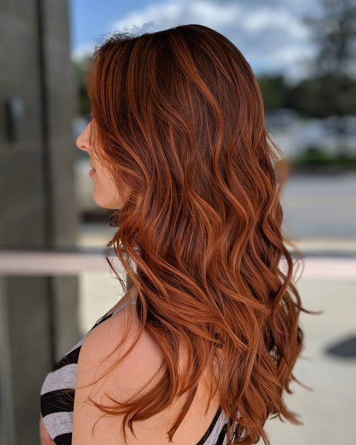 Auburn hair with Warm Tone