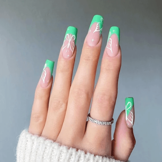 Butterfly French Manicure