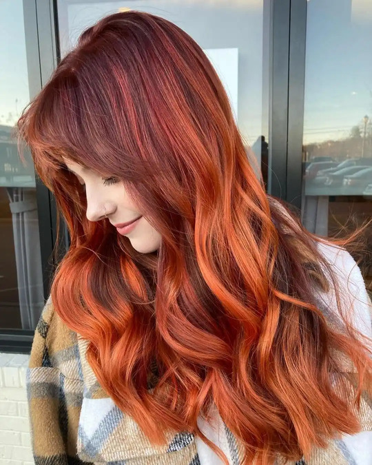 Cinnamon Auburn hair