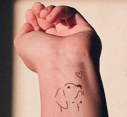 Dog Hand Tattoos