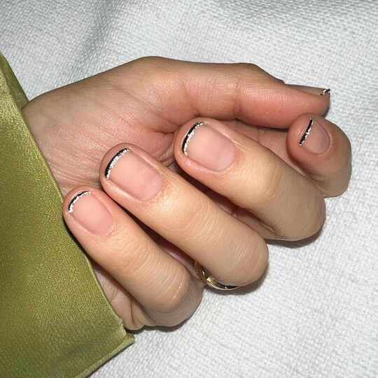 Double French Tip nail