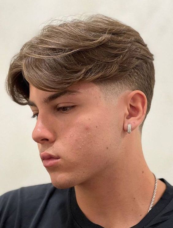 Long Hair Low Taper Fade
