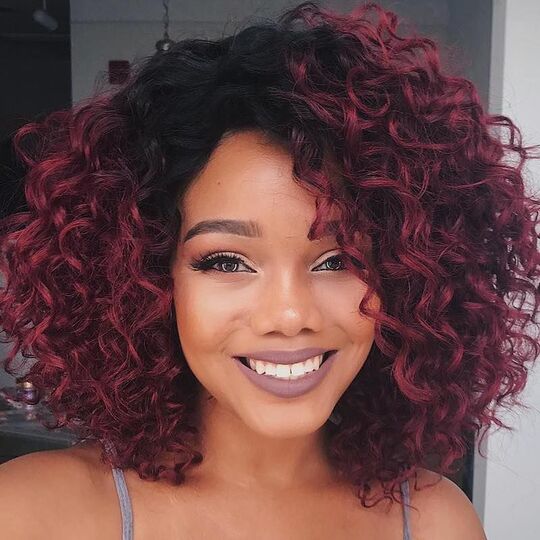 Mahogany Auburn hair