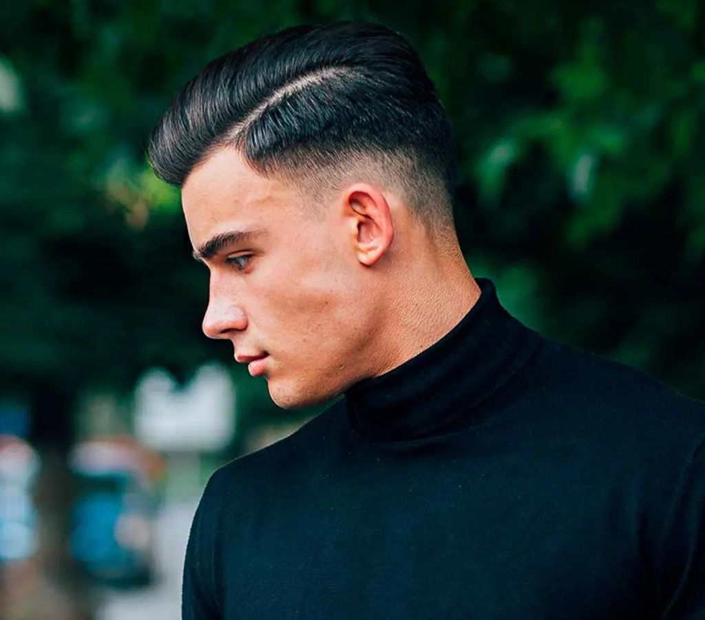 Medium Length Combover