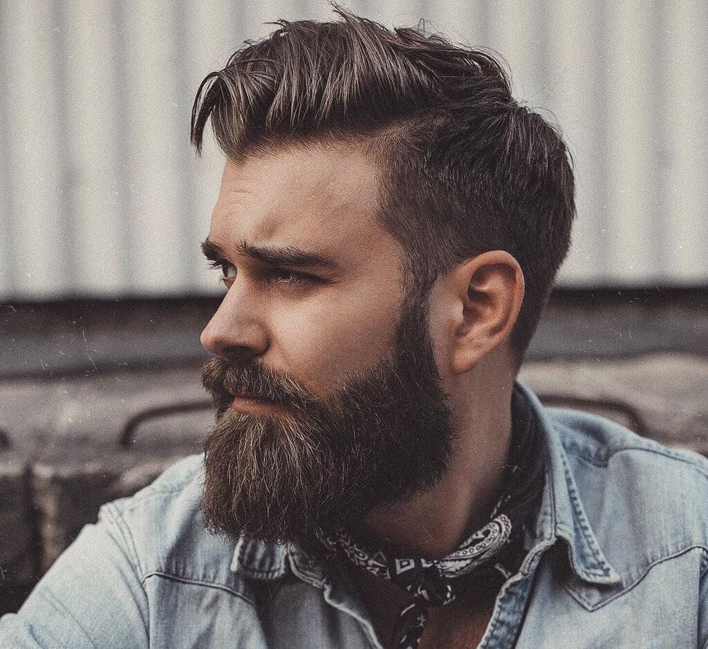 Medium length Hair With Quiff