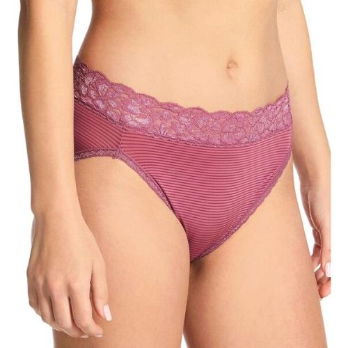 Vanity Fair Women’s Flattering Lace Hi Cut Panty