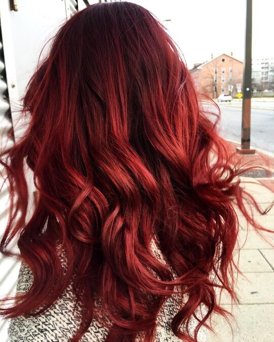 Vibrant Copper auburn hair