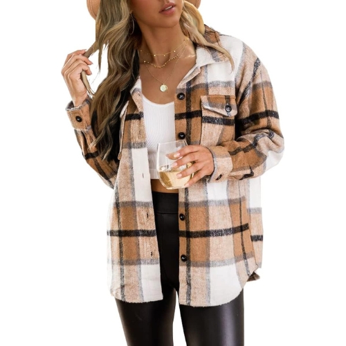 Trendy Queen Women's Flannel Jacket