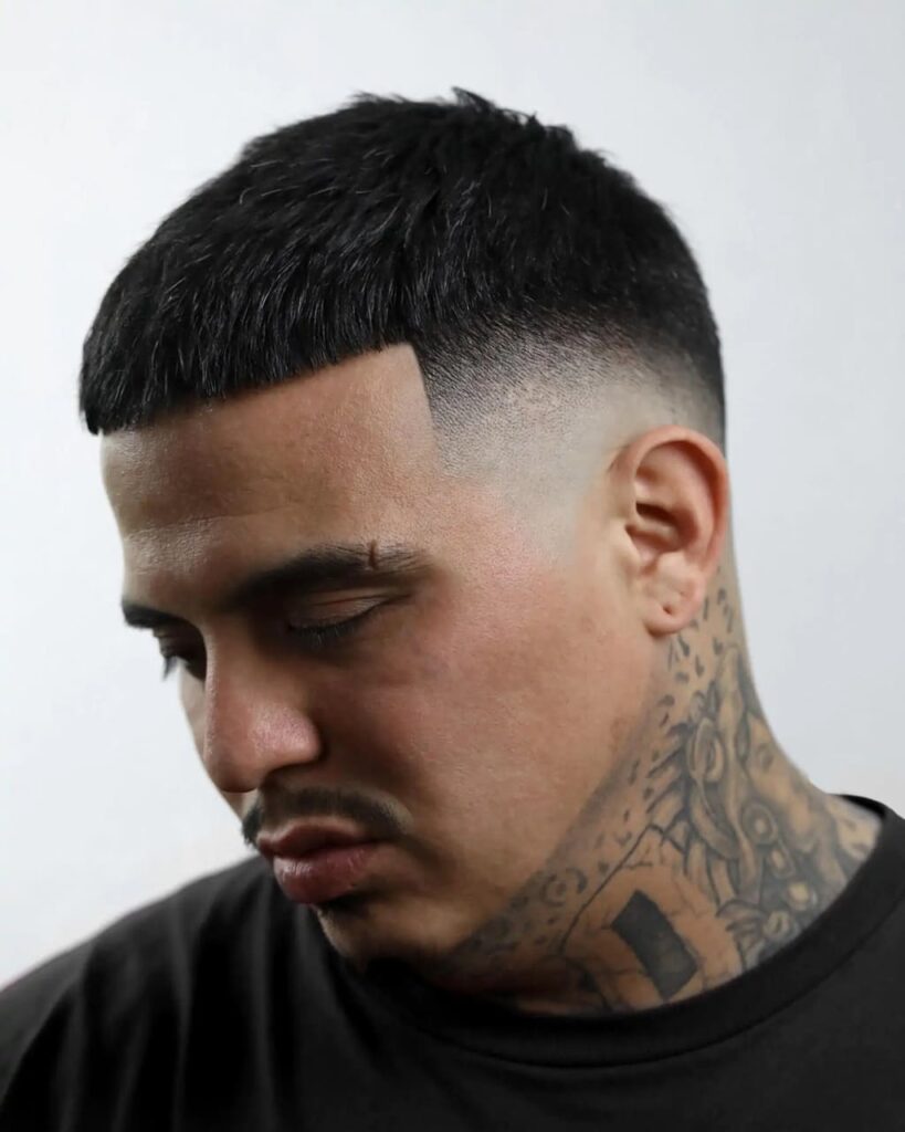 Mid Fade with Edgar Haircut