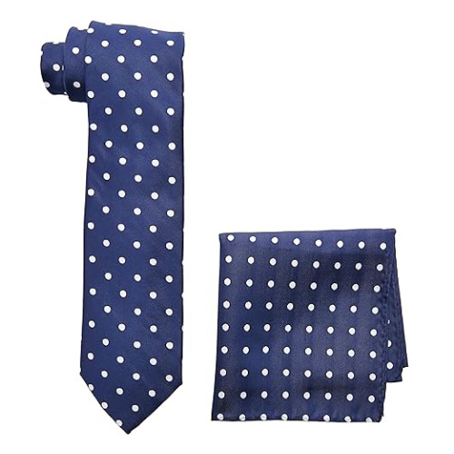 Stacy Adams Men's Satin Dot Tie Set