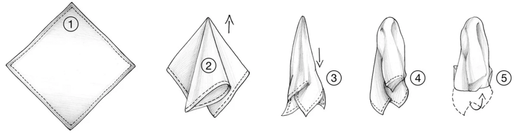 puff pocket square fold instructions