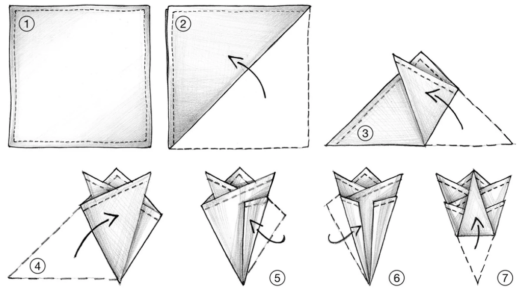 the cagney pocket square fold