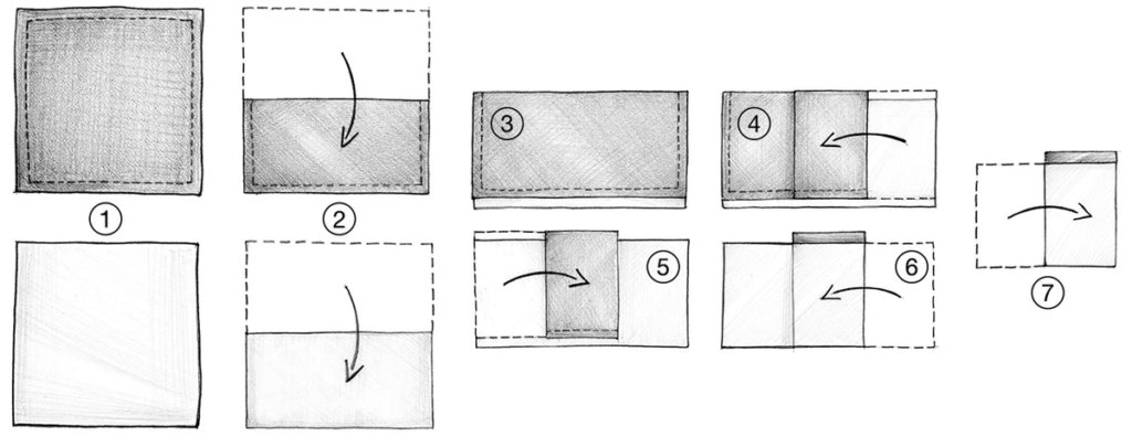 the double presidential pocket square fold
