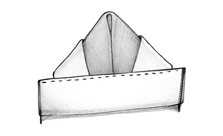 the double winged puff fold
