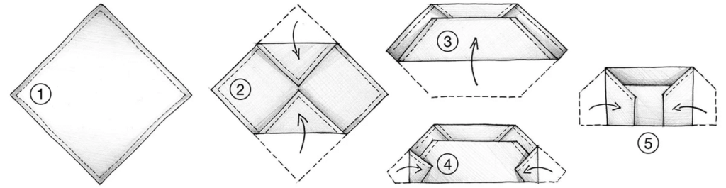the stage pocket square fold