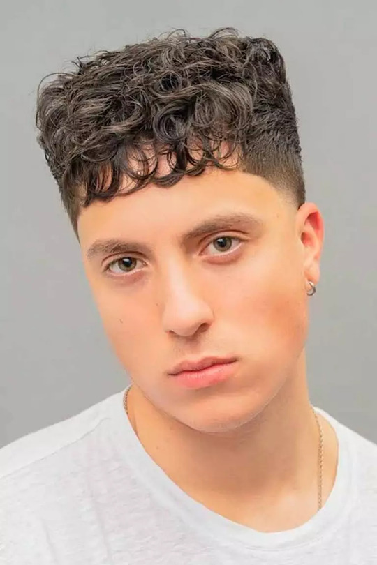 Curly Fringe haircut