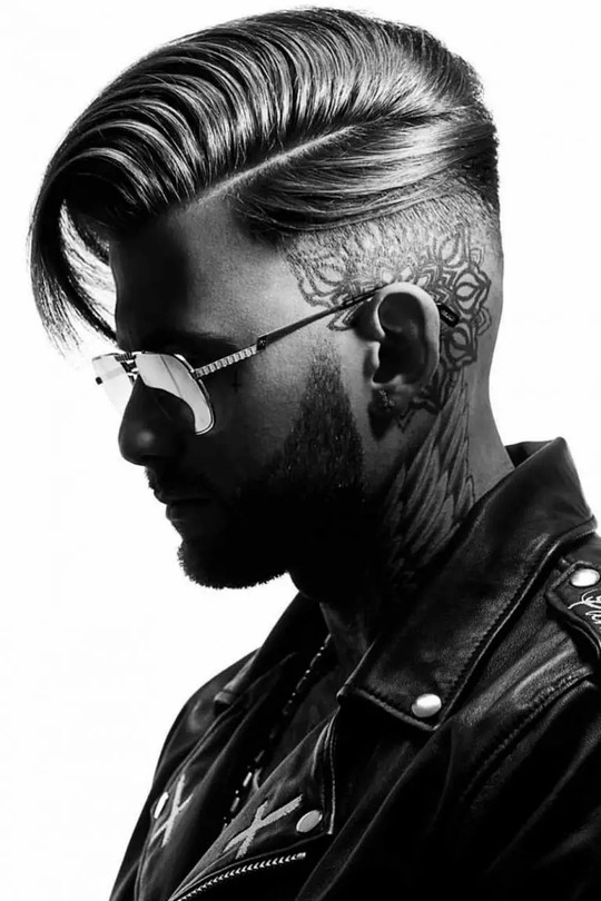 Long Fringe Undercut hair