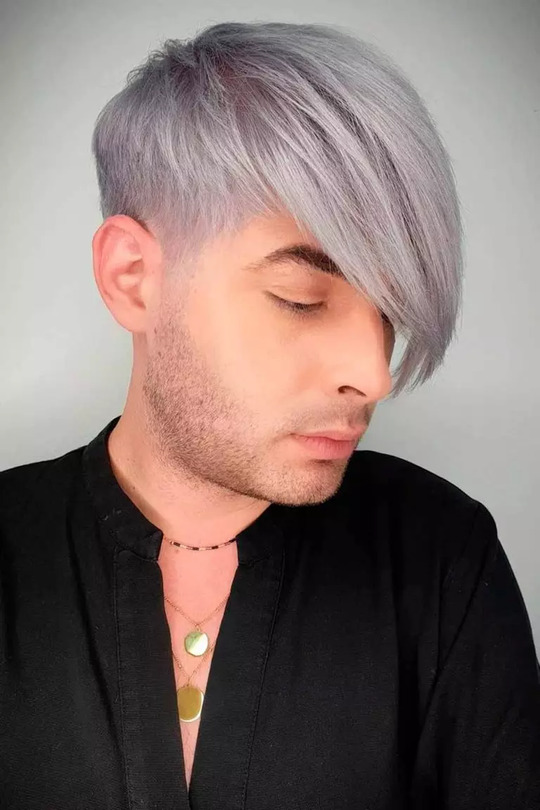 Long Side Fringe Haircut