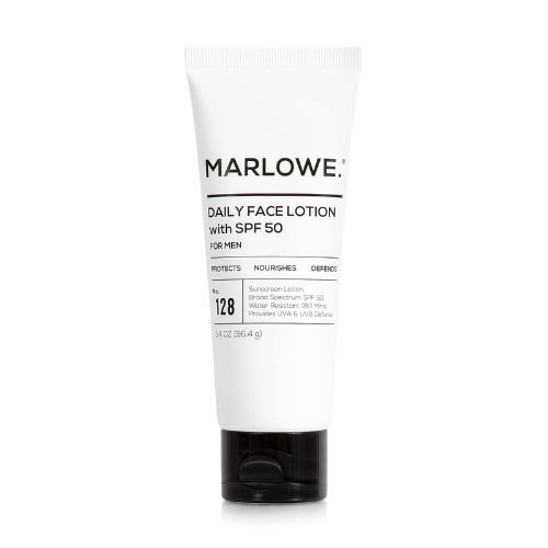 MARLOWE No128 Mens Facial Lotion with Sunscreen SPF 50