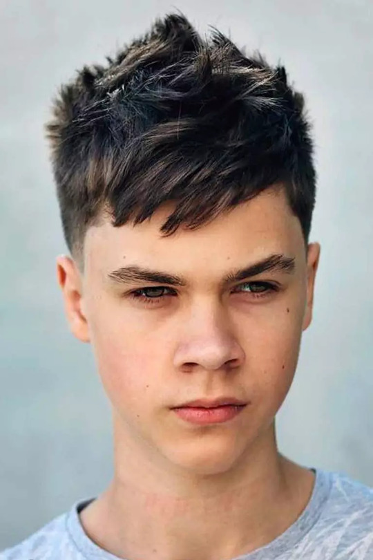 Short Tousled Fringe haircut