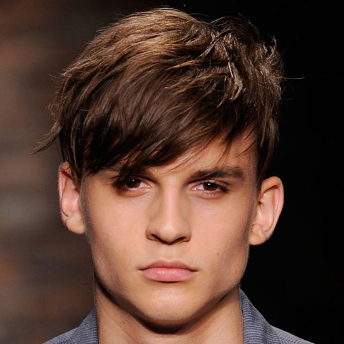 Side Swept Fringe Bangs haircut