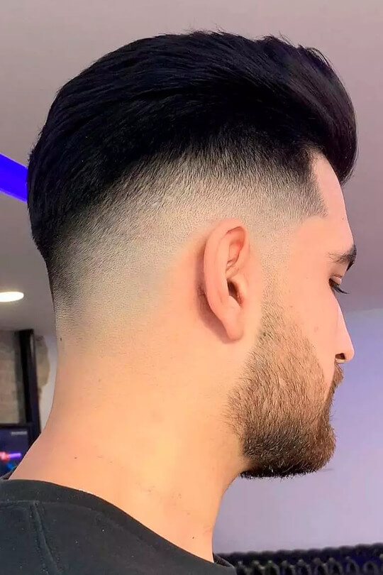 Slickback Pomp haircut
