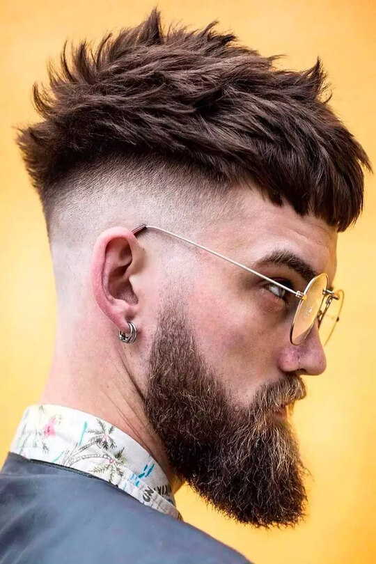 Textured Fringe Haircut