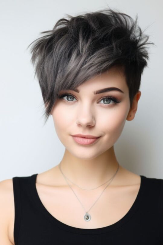 Classic Pixie with Shaggy Ends hairstyle